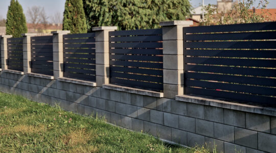 valla de aluminio moderna